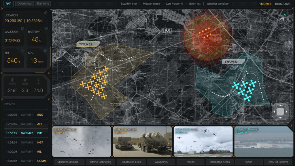 Multiple drones